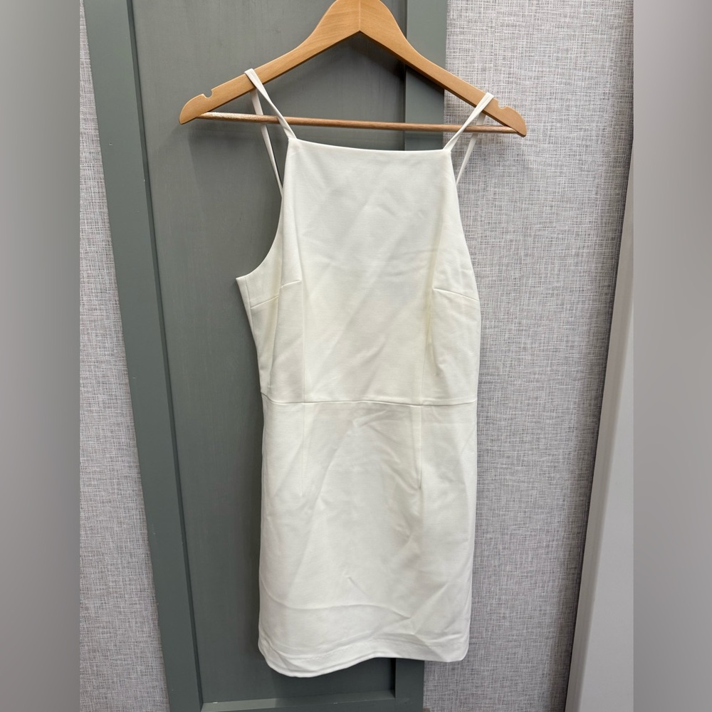 French Connection Cream Sleeveless Dress